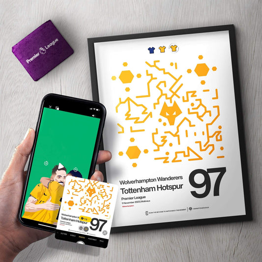 Wolves Poster Pablo Sarabia v Tottenham Interactive Replay (97')