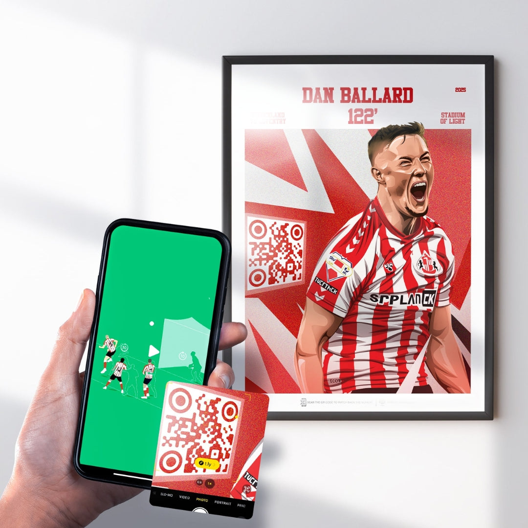 Dan Ballard Print - with goal animation, 2025