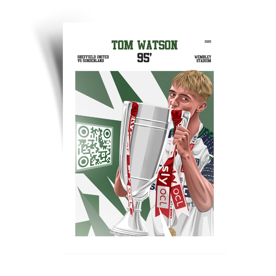 Tom Watson Print - with goal animation, 2025