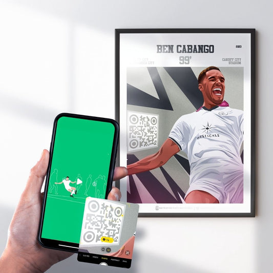 Ben Cabango Print - with goal animation, 2023