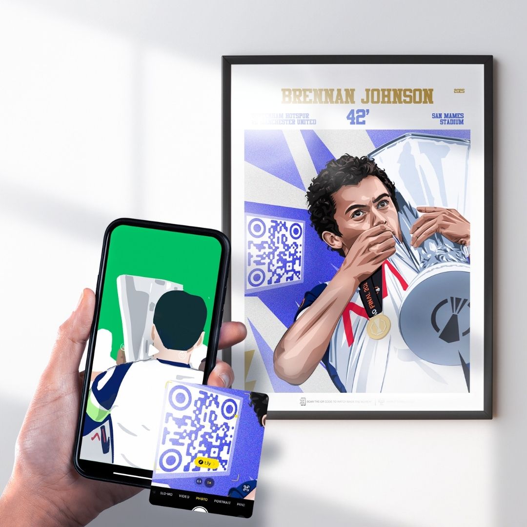 Brennan Johnson Print - with goal animation, 2025