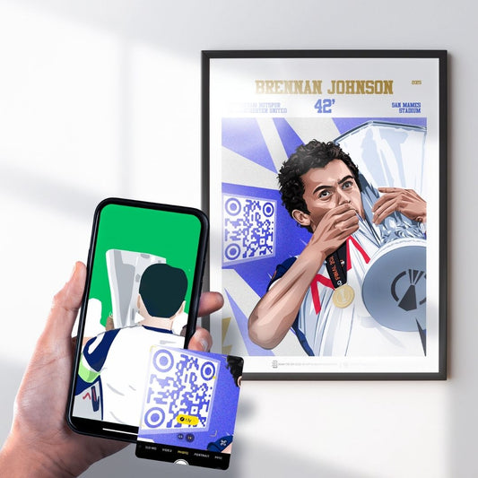 Brennan Johnson Print - with goal animation, 2025