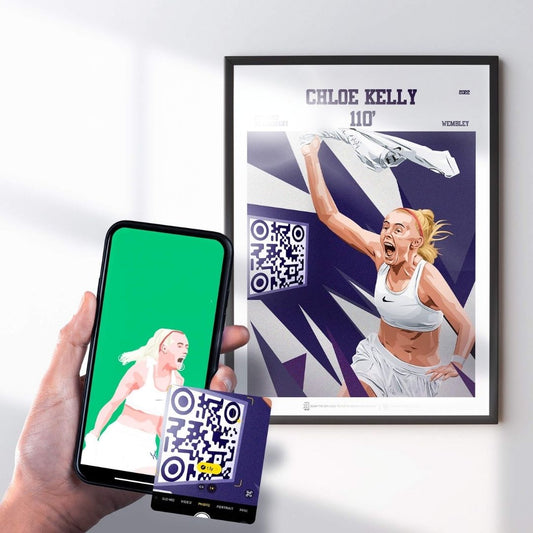 Chloe Kelly Print - with goal animation, 2022