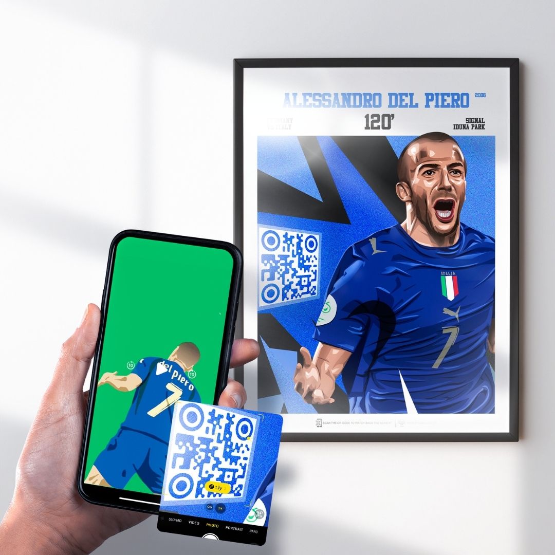 Alessandro Del Piero Print - with goal animation, 2006