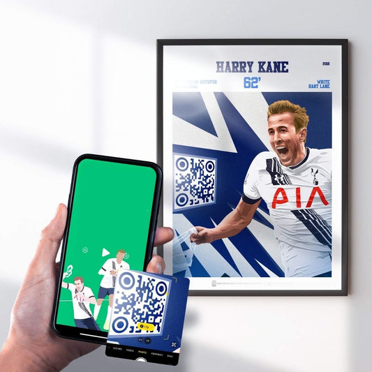 Harry Kane Print - with goal animation, 2016