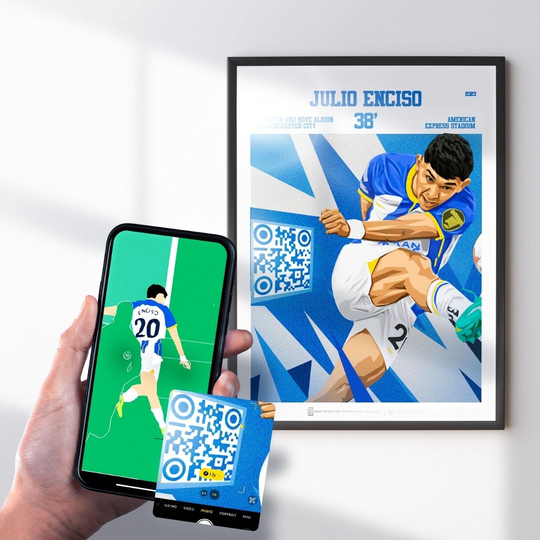 Julio Enciso Print - with goal animation, 2023