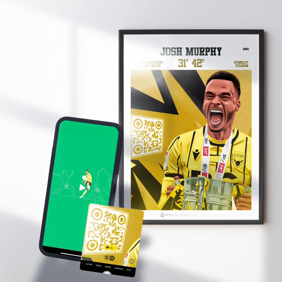 Josh Murphy Print - with goal animation, 2024