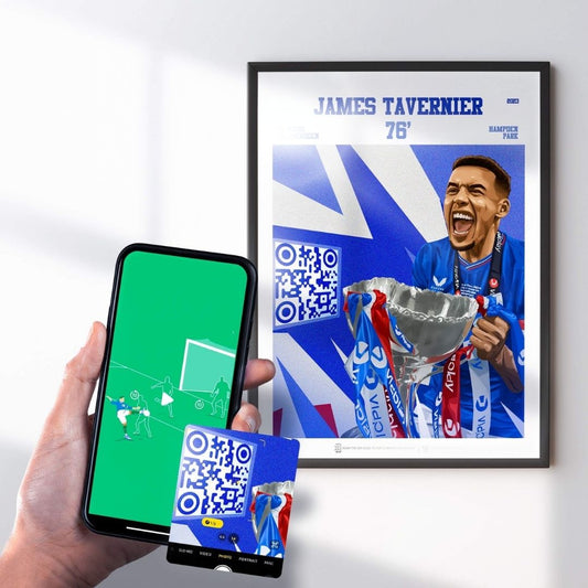 James Tavernier Print - with goal animation, 2023