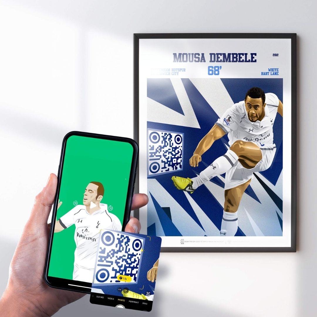 Mousa Dembele Print - with goal animation, 2012