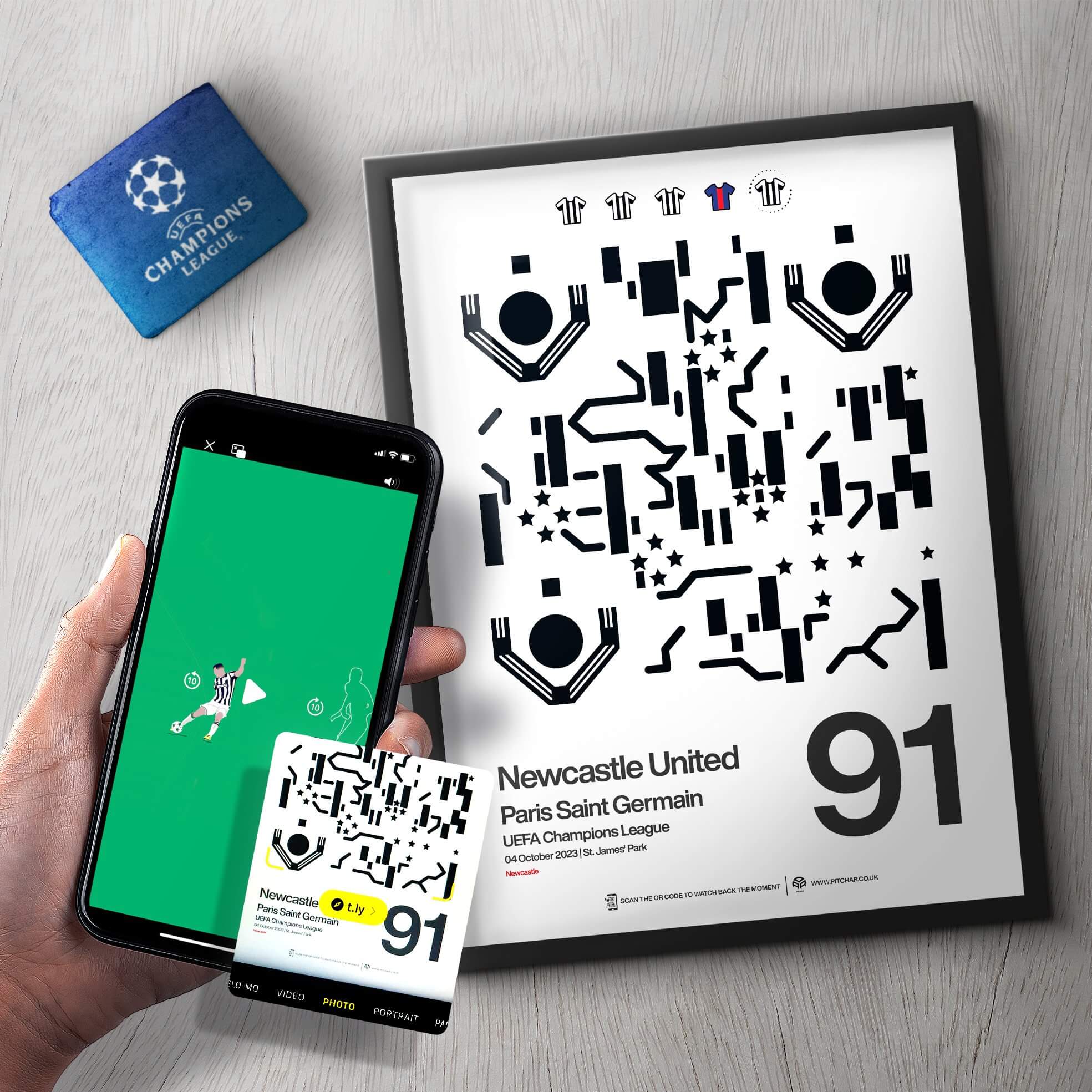 Newcastle United Poster Fabian Schar v PSG Interactive Replay (91')