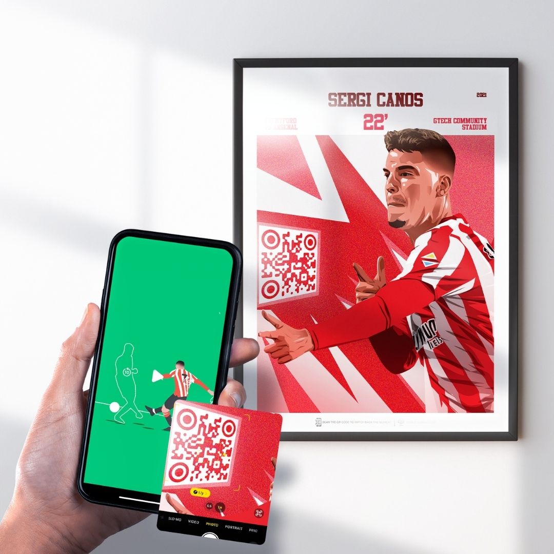 Sergi Canos Print - with goal animation, 2021