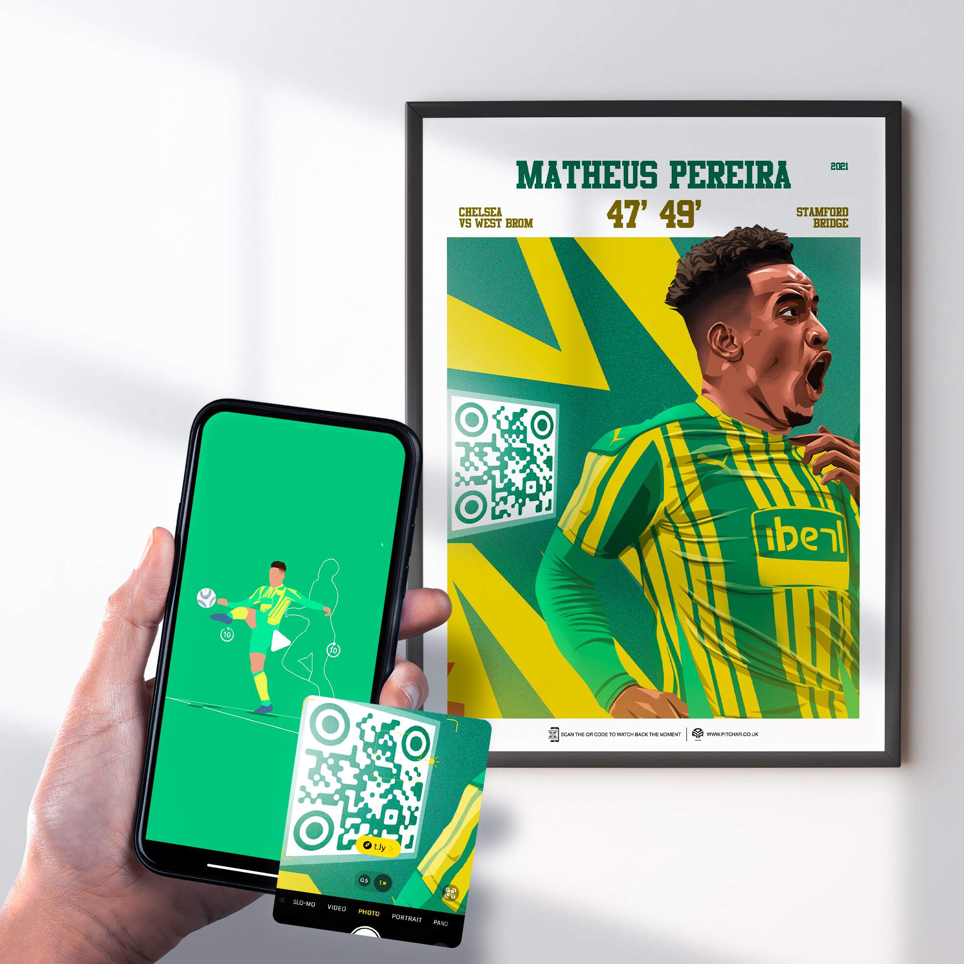 Matheus Pereira Print - with goal animation, 2021