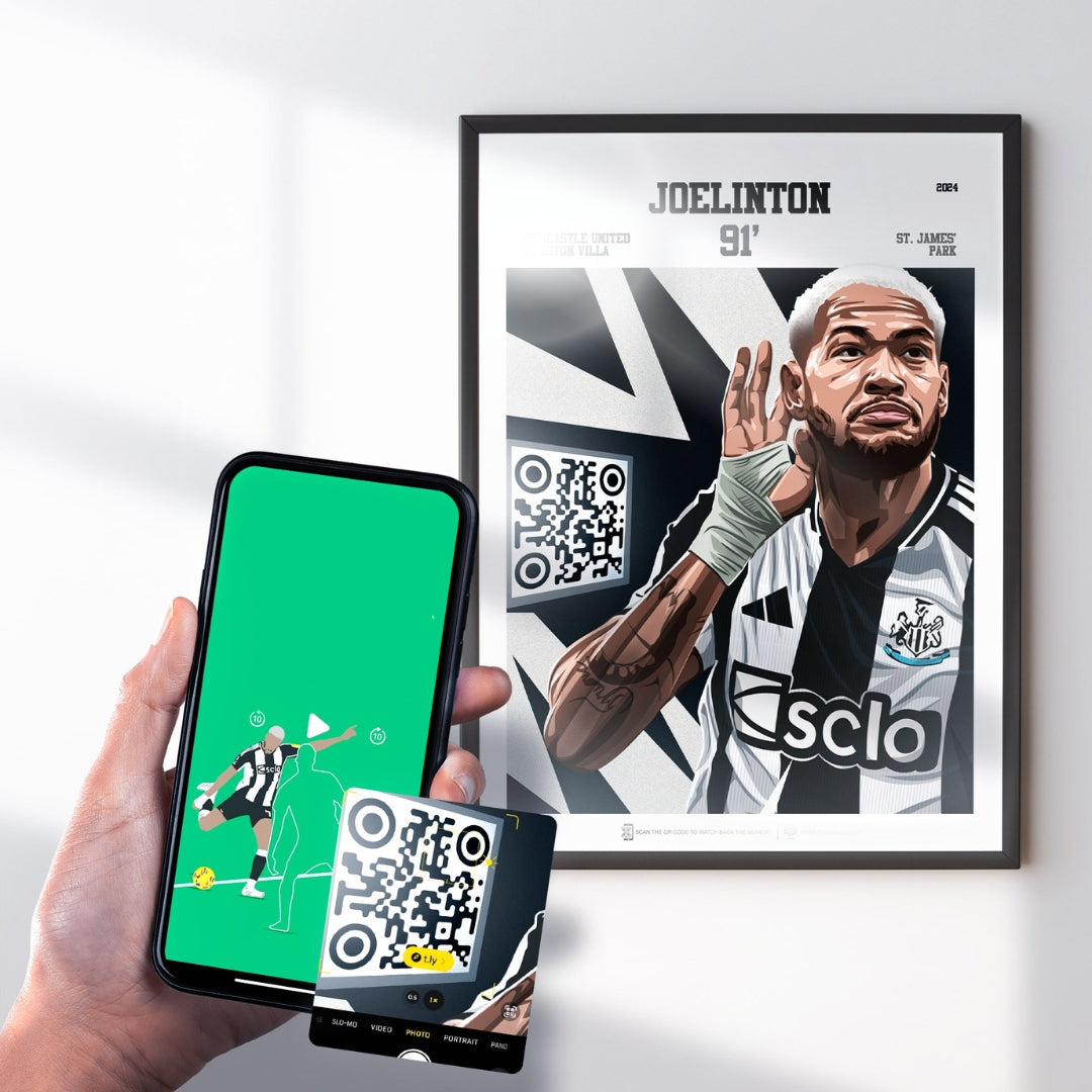 Joelinton Print - with goal animation, 2024