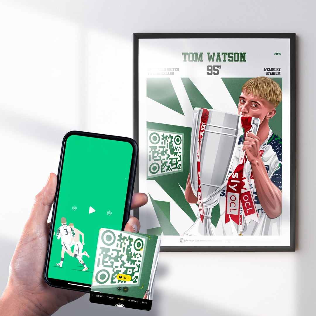 Tom Watson Print - with goal animation, 2025