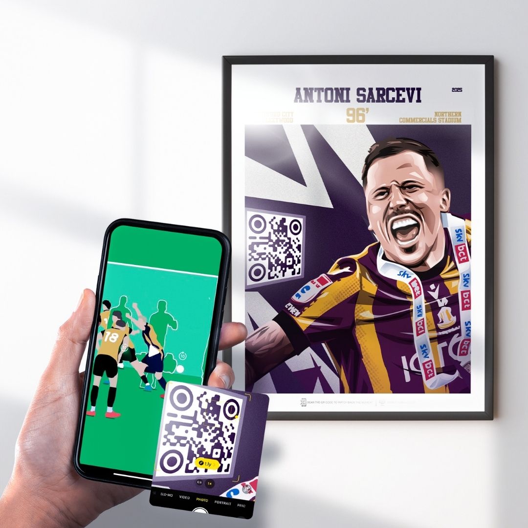 Antoni Sarcevic Print - with goal animation, 2025