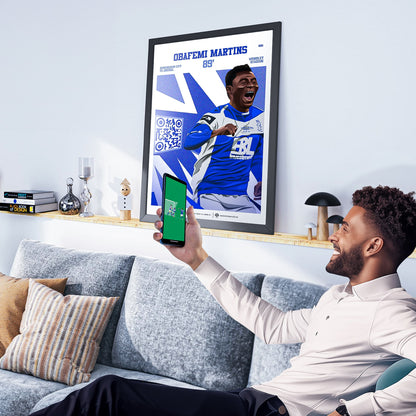 Birmingham City Poster Obefemi Martins v Arsenal Goal Replay (89')