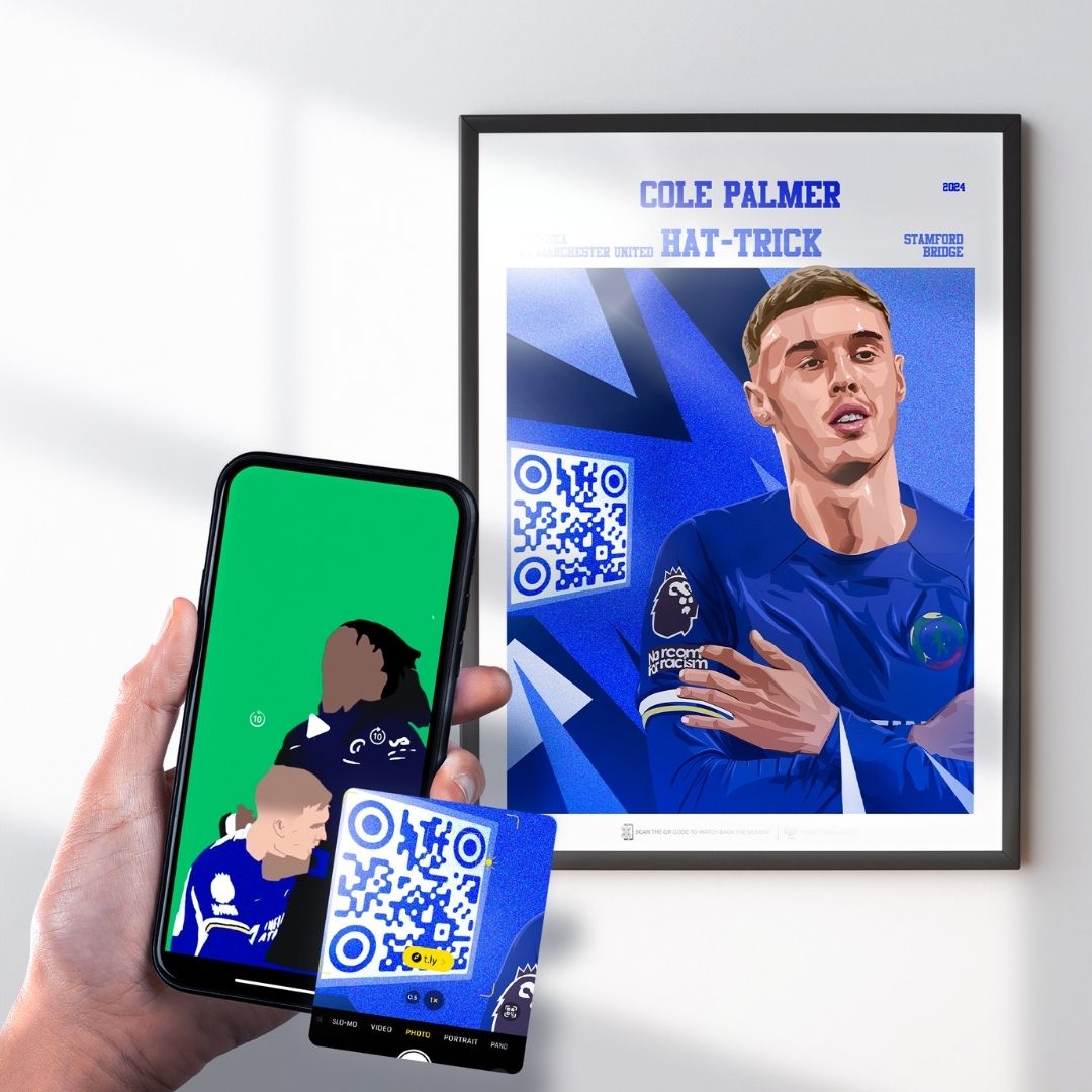 Chelsea Poster Cole Palmer v Manchester United Goal Replay (Hat-Trick)