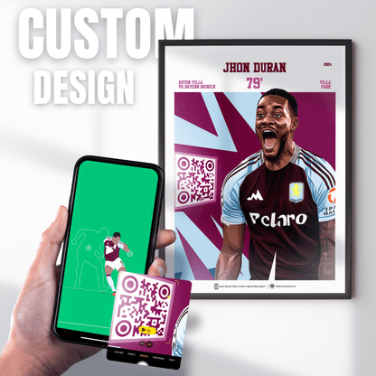 Create Your Custom Poster with QR Code Goal Replay