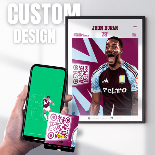 Create Your Custom Poster with QR Code Goal Replay