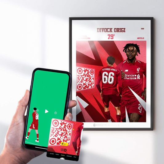 Liverpool Poster Divock Origi v Barcelona Goal Replay (79')