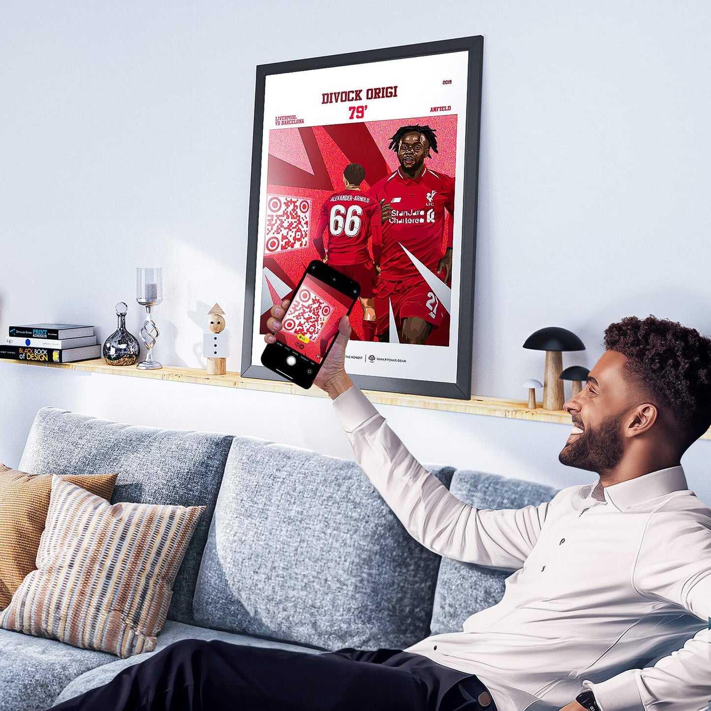Liverpool Poster Divock Origi v Barcelona Goal Replay (79')