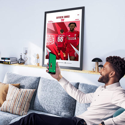 Liverpool Poster Divock Origi v Barcelona Goal Replay (79')