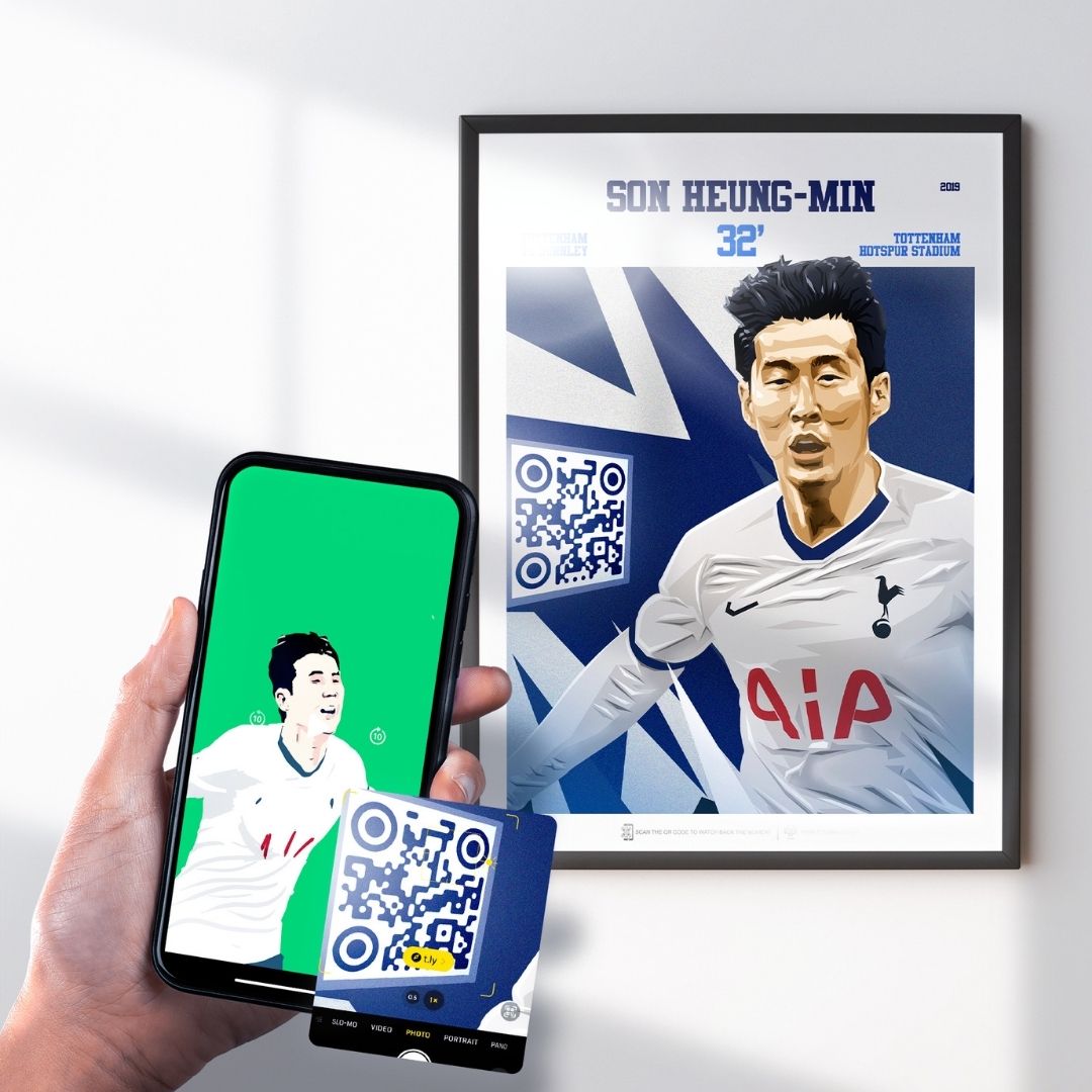 Tottenham Poster Son Heung-min v Burnley Goal Replay (32')