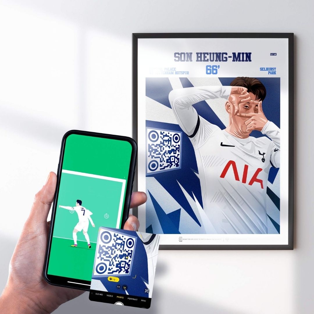 Tottenham Poster Son Heung-min v Crystal Palace Goal Replay (66')