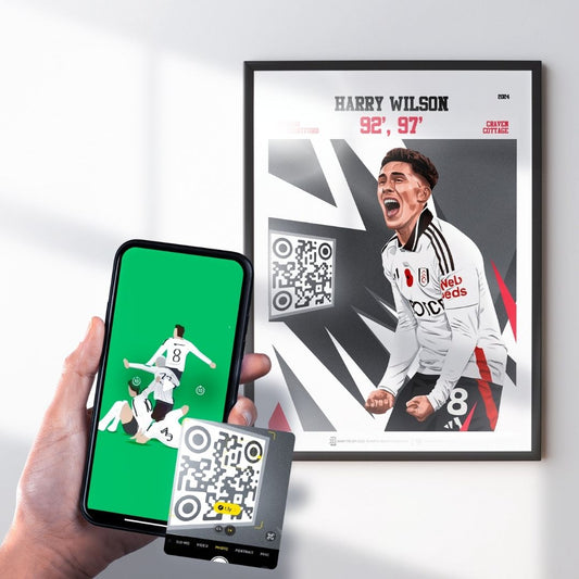 Fulham Poster Harry Wilson v Brentford Goal Replay (92' + 97')