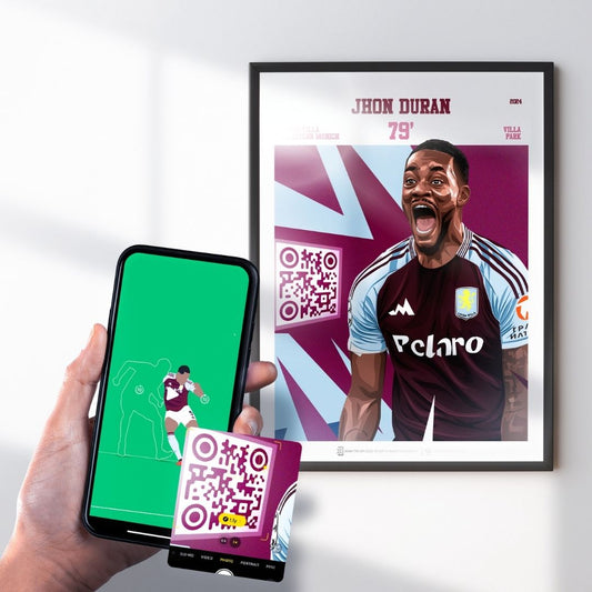 Aston Villa Poster Jhon Duran v Bayern Munich Goal Replay (79')