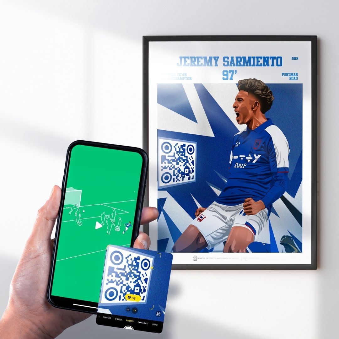 Ipswich Town Poster Jeremy Sarmiento v Southampton Goal Replay (97')