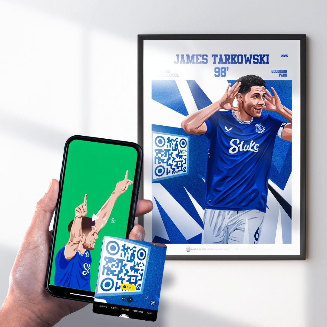 James Tarkowski Print - with goal animation, 2025