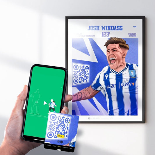 Sheffield Wednesday Poster Josh Windass v Barnsley Goal Replay (123')