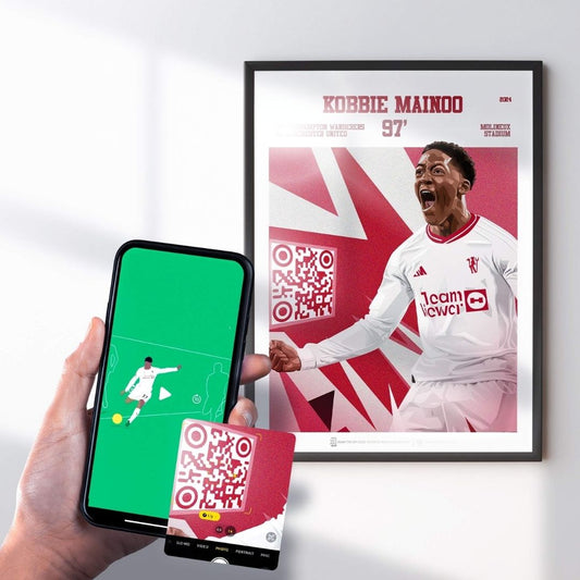 Poster Kobbie Mainoo v Wolves Goal Replay (97')