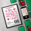 Liverpool Poster Salah v Manchester United Interactive Replay (66' + 83')