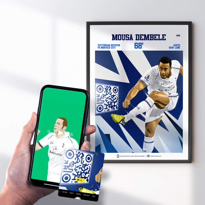 Tottenham Poster Mousa Dembele v Norwich City Goal Replay (68’)