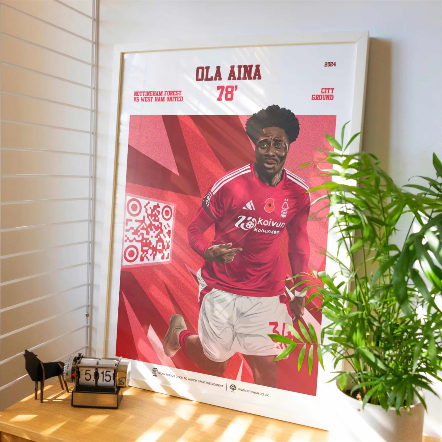 Nottingham Forest Poster Ola Aina v West Ham Goal Replay (78')