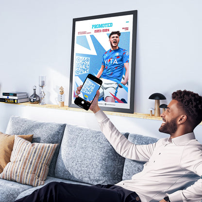 Stockport County Poster League Two Promotion v Notts County Goal Replay